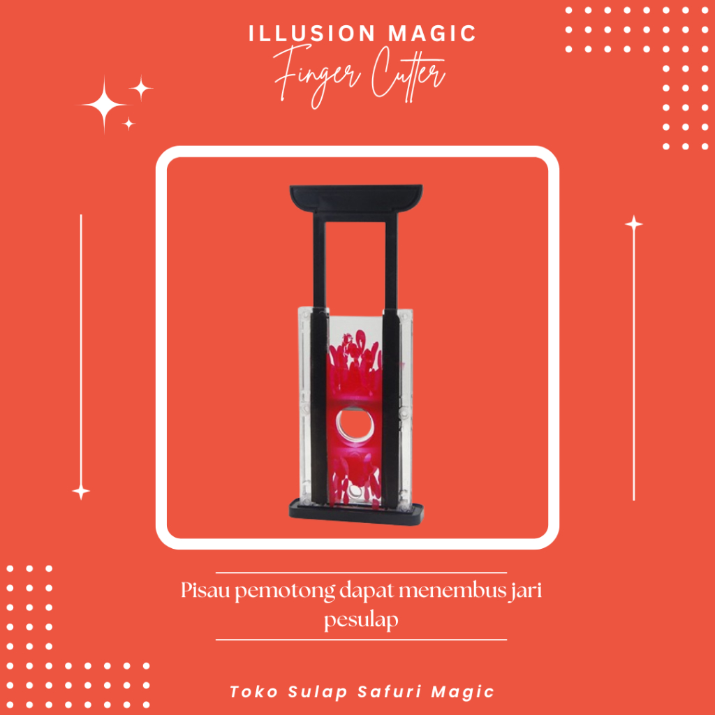 Alat Sulap Finger Cut - Sulap Potong Jari - Finger Chopper - Toko Sulap