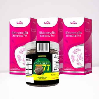 

Rhizoma Tea Rhizomafit + Biji Chia Black Chia Seed 77 PAKET TRIPLE