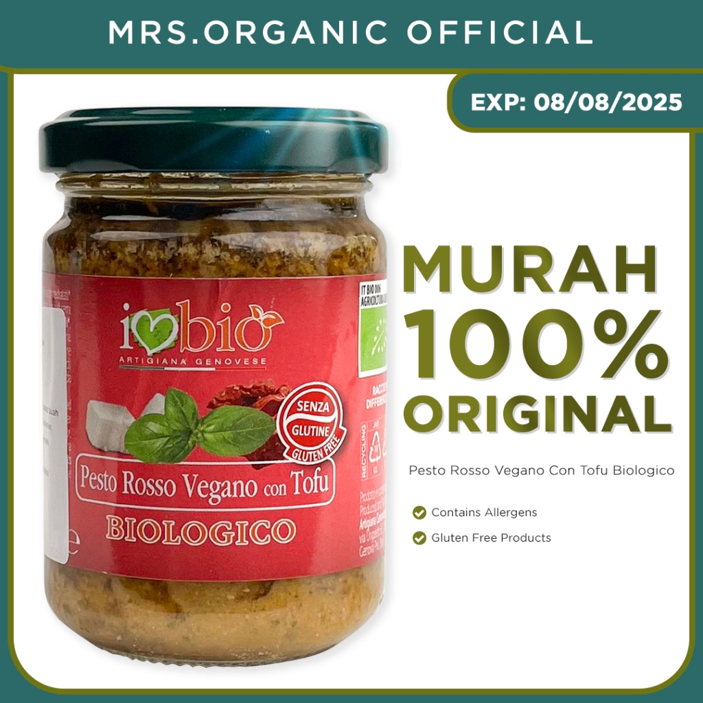 

Artigiana Genovese Organic Red Vegan Pesto 130 Gr
