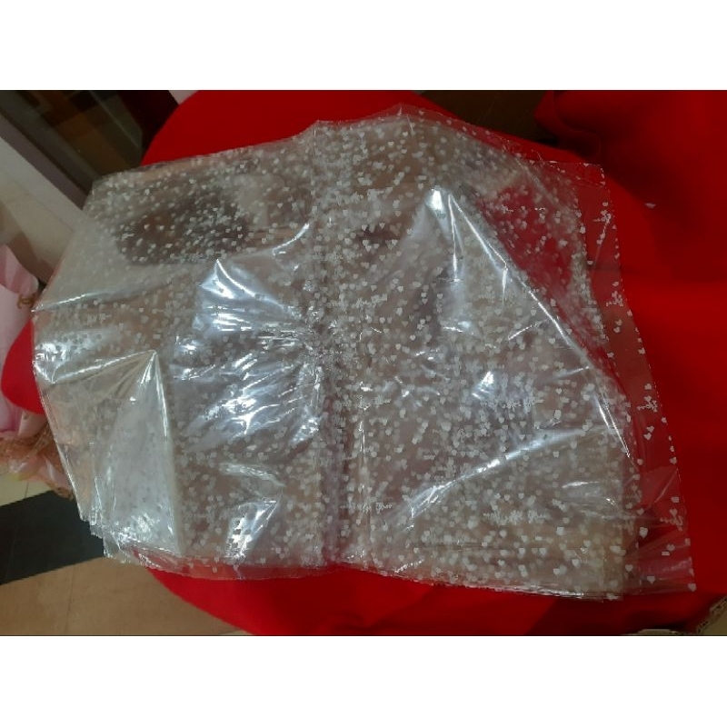 

Plastik Bunga Transparant Terjangkau Polos, Motif Love , Plastik 50 x 70 cm Opp