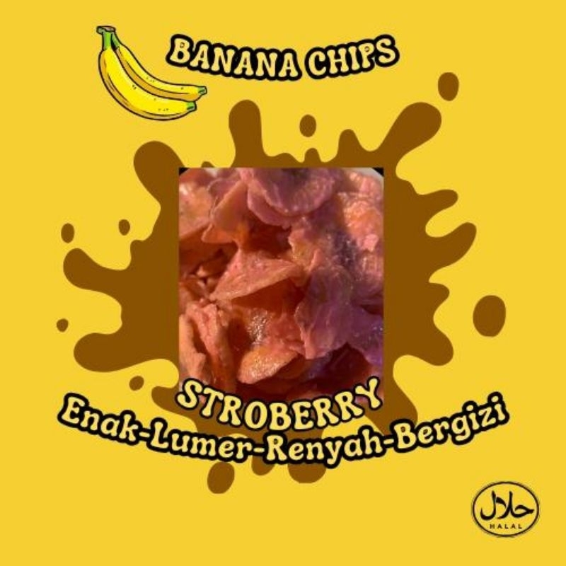 

Banana Chips Renyah dan Lumer 100gr-1000gr