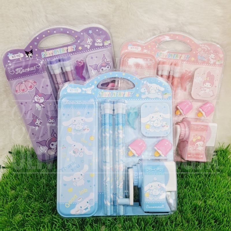 

Stationary Set Kuromi KT 112 Stationary Set My Melody Stationary Set Cinnamoroll