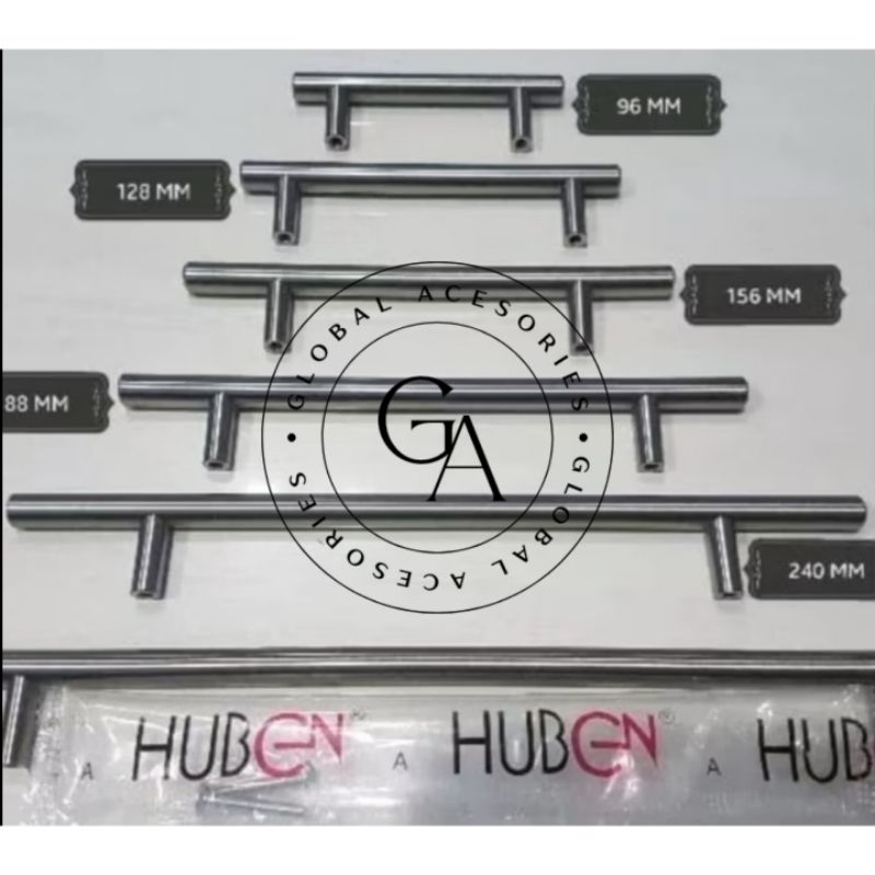 Tarikan laci Huben stainless