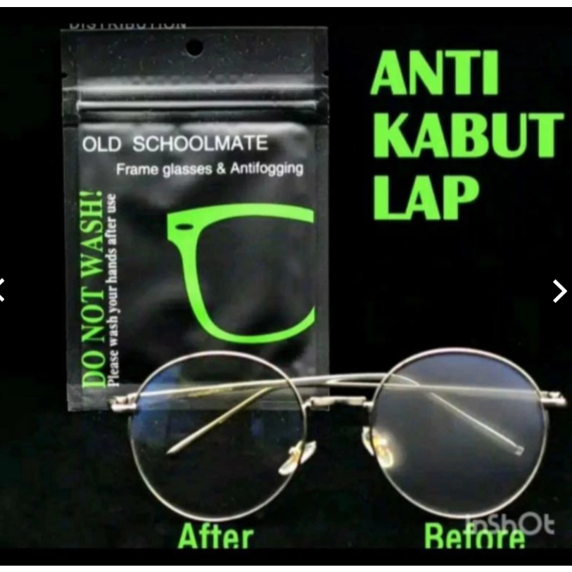 Lap anti embun Old Schoolmate Original - Anti Fog - Kain Lap Kacamata Anti Embun & Kabut.