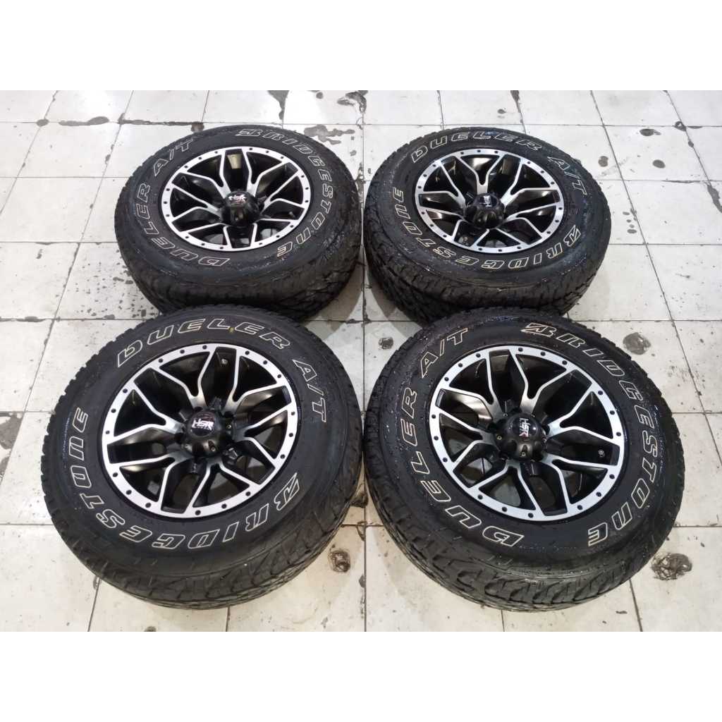 PELEK MOBIL SEKEN SEMI OFFROAD RING 15 PCD 5X114 BAN UKURAN 235 70 R15