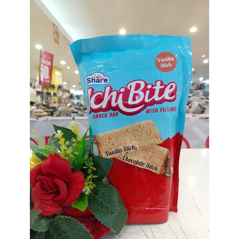 

ICHIBITE SNACK BAR WITH FILLING VANILLA