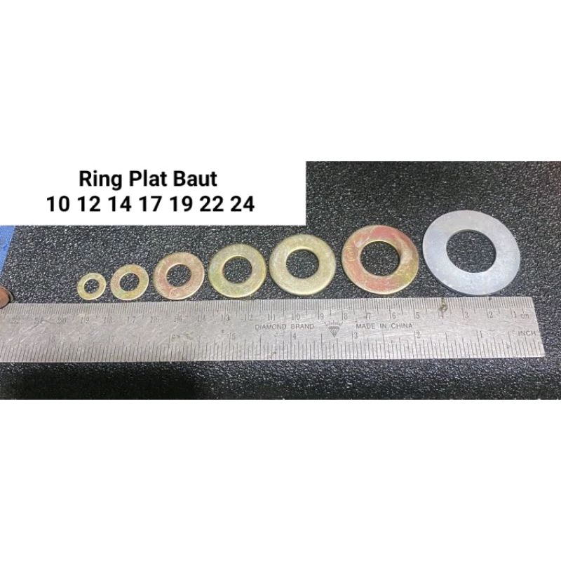 Ring Plat Baut kunci 10 12 14 17 19 22 24