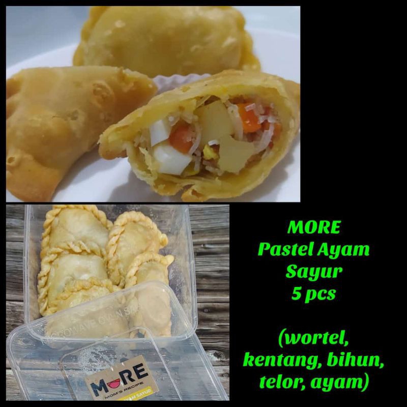 

MORE Pastel Ayam Sayur Isi 5 Pcs Frozen