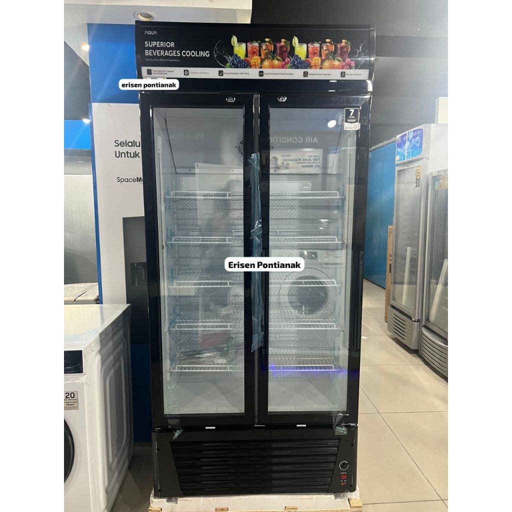 AQUA - SHOWCASE 2 PINTU (404L) - AQB-610CD