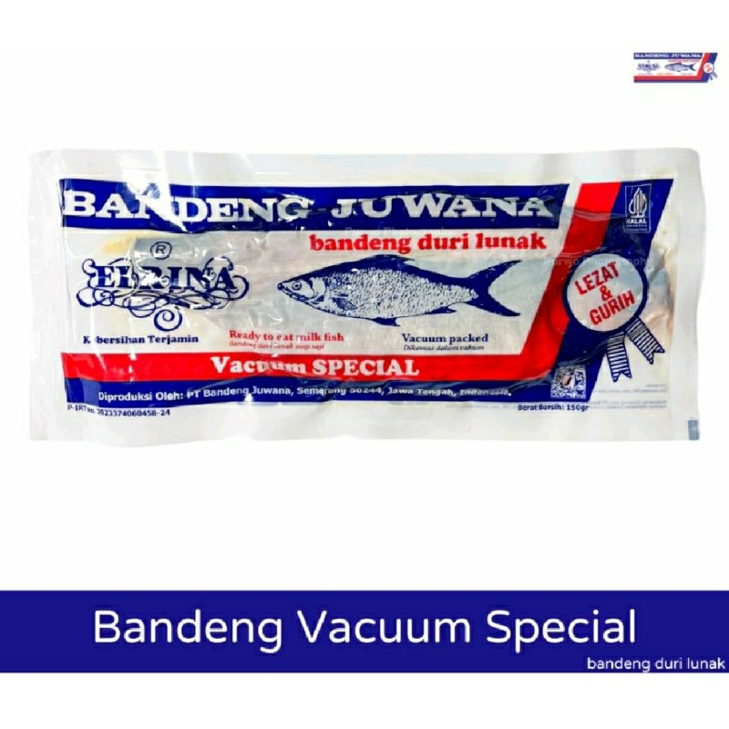 

Bandeng Presto Duri Lunak Vacuum Basah Spesial Juwana Elrina Semarang Paket ½ kg