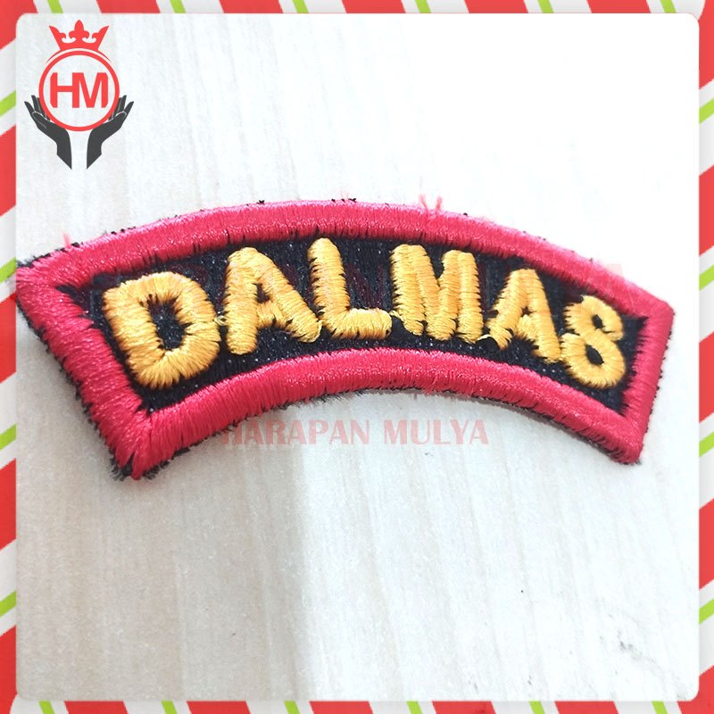 Bet Bordir Dalmas Bordir Badge Patch Logo Dalmas Timbul - HM