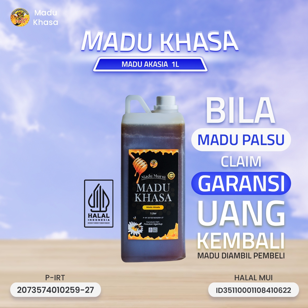 

Madu Murni Premium - Madu Akasia | MADU KHASA 1 LITER