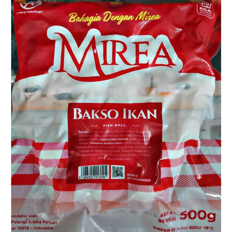 

Mirea Bakso Ikan 500 gram