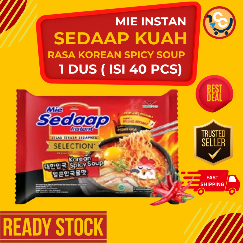 

Mie Sedaap Kuah Korean Spicy Soup