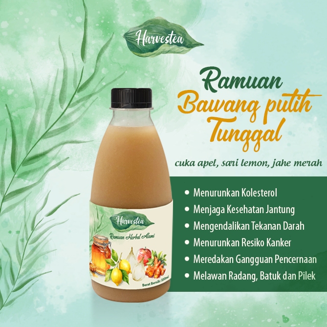 

JUS BAWANG PUTIH TUNGGAL JAHE MERAH LEMON CUKA APEL MADU [HARVEST LINE]