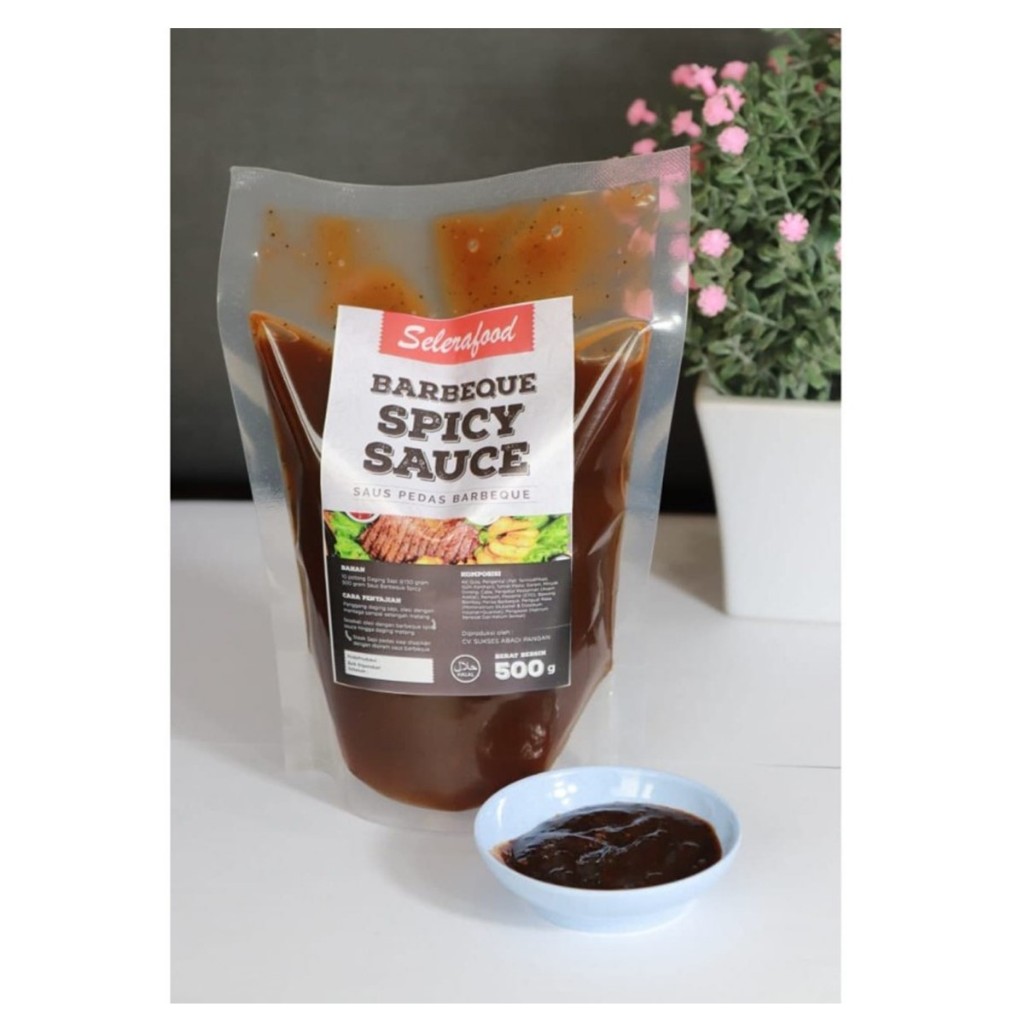 

Barbeque Spicy Sauce - Saus Pedas BBQ Selerafood 500 gr/pack