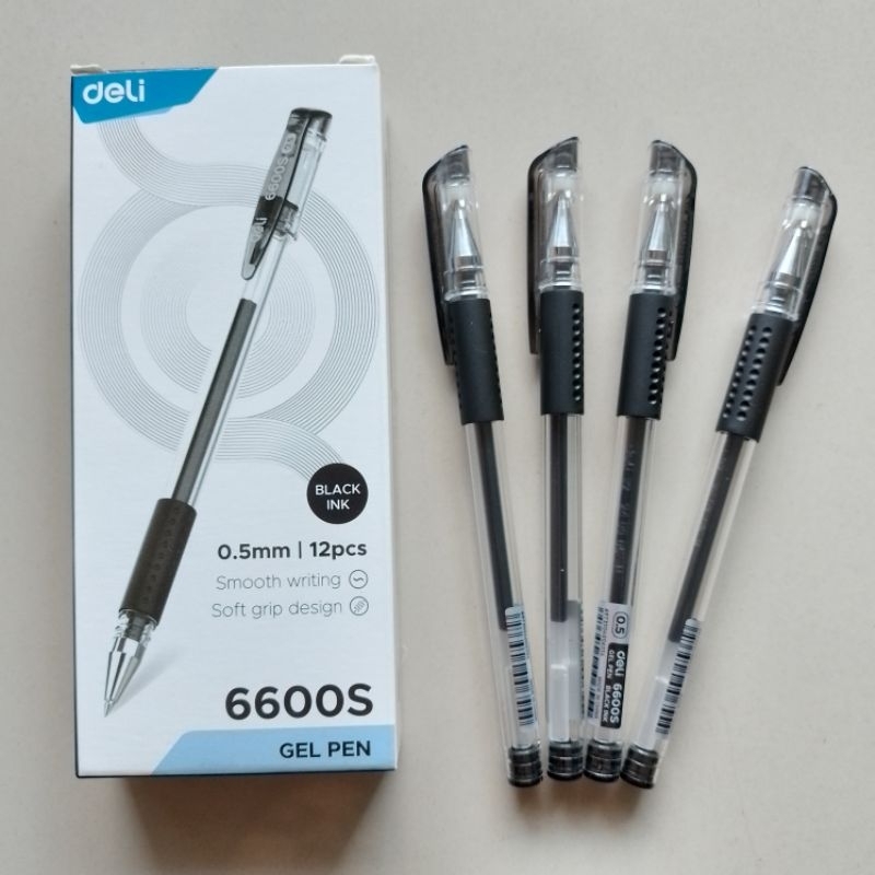 

Ay00! Pulpen Gel Pen Deli 6600S 0,5mm ( 12 Pcs )