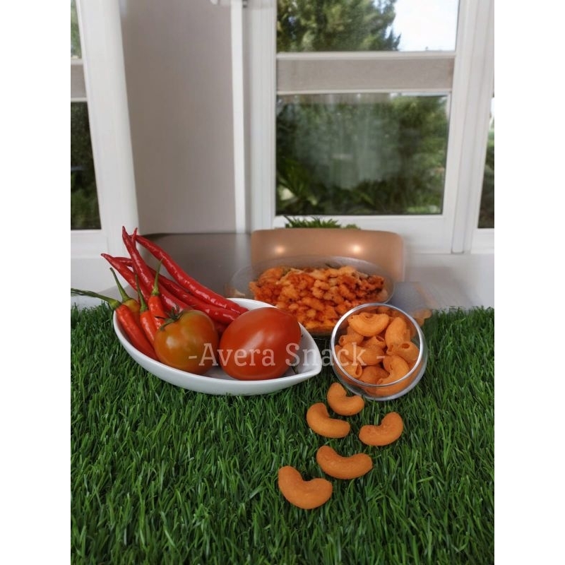 

Makaroni Keju Rasa Keju Balado 500 Gram Kemasan Toples