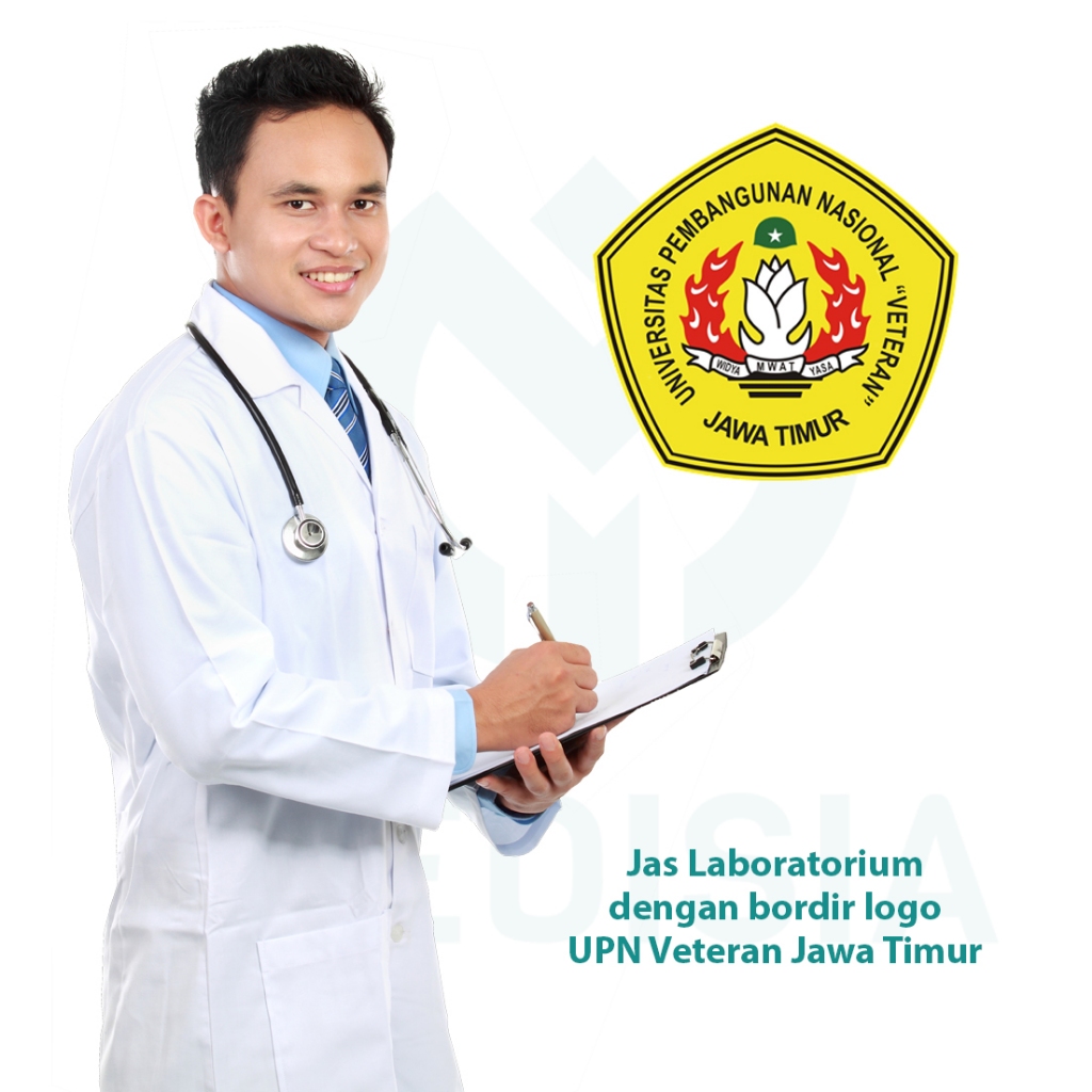 Jas Laboratorium UPN Veteran Jawa Timur Lengan Panjang Bahan Oxford Super