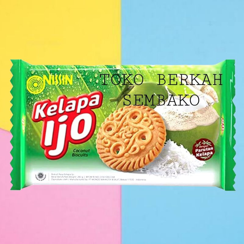 

(PACK) Biskuit NISSIN Rasa Kelapa Ijo 280gr