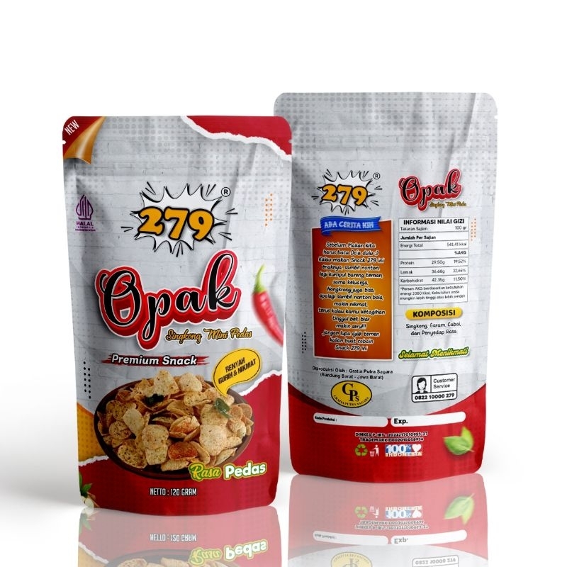 

GPS 279 Opak Singkong Mini Rasa Pedas Daun Jeruk Snack Cemilan Makanan Ringan Renyah Kriuk Basreng 279