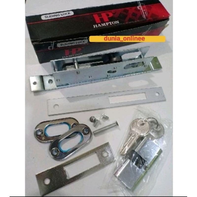 Sliding Door Lock Hampton,Kunci Pintu Geser Aluminium 5432