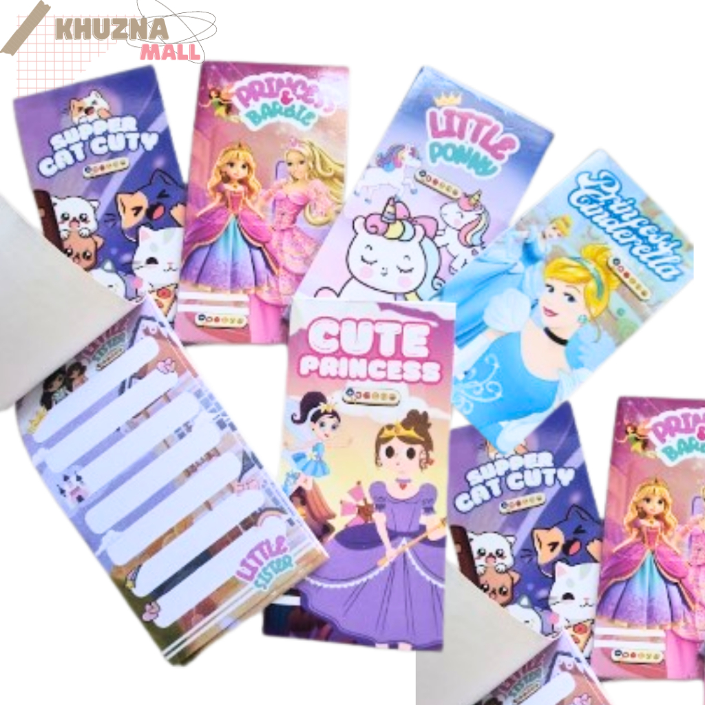 

Memo Mini Catatan Anak Sekolah Note Book Buku Tulis Catatan Mini Karakter Kartun Buku Tulis