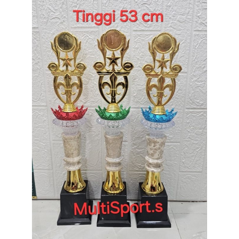 PIALA TROPHY PRAMUKA TUNAS KELAPA MAHKOTA MARMER