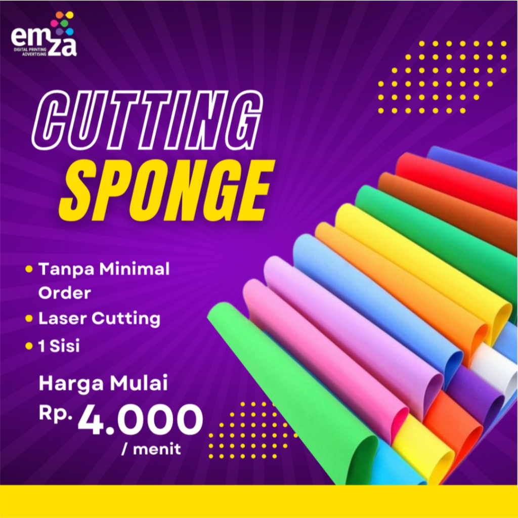 

Cutting laser sponge