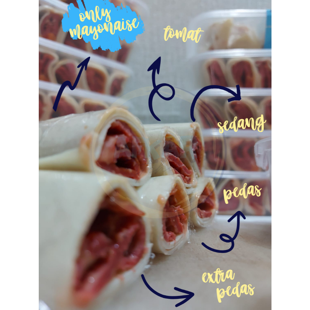 

kebab frozen PREMIUM by afkar kitchen varian ONLY MAYONAISE