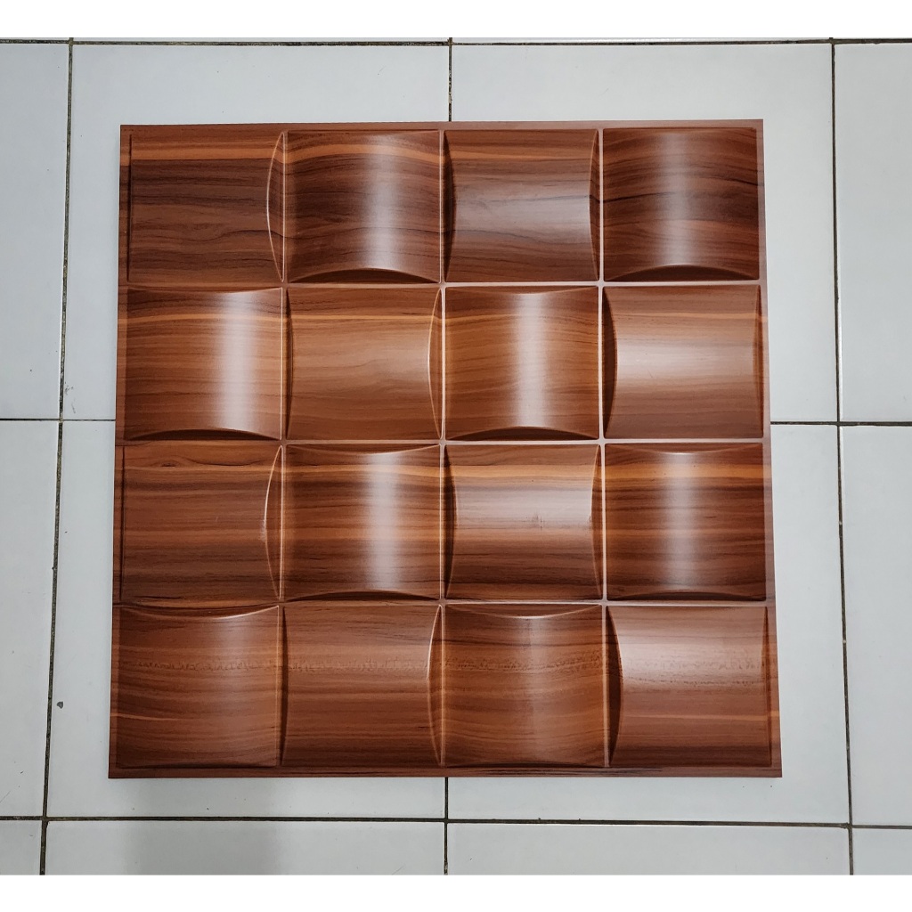 Wallpanel 3D PVC Premium Dekorasi Dinding Ruangan Wall Panel Tempel