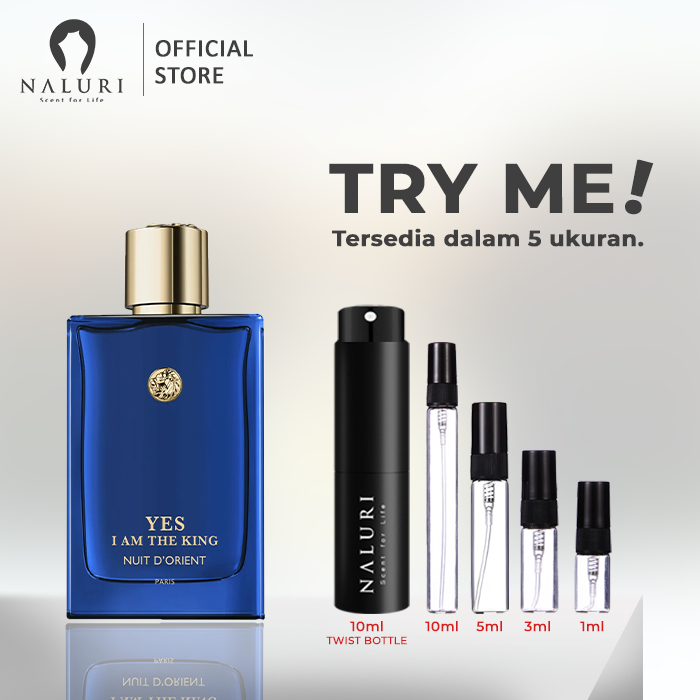 TRY ME Geparlys Yes I Am The King Nuit d'Orient Parfum for Men