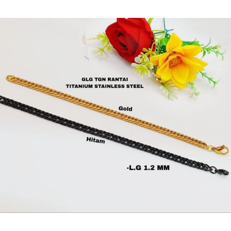 Gelang Sisik Naga Titanium