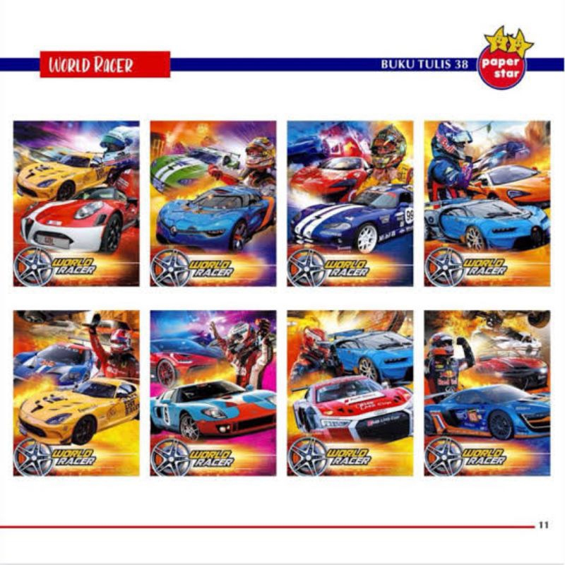 

buku tulis paperstar 38L 1pak isi 10pcs