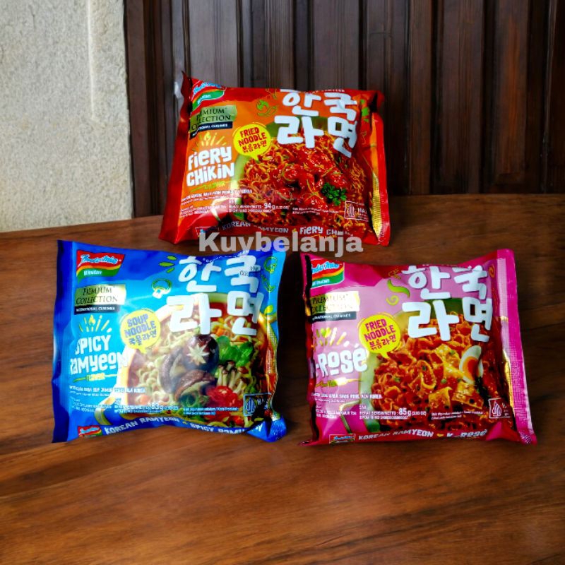 

INDOMIE Mie Instant Korean Ramyeon Fiery Chikin 94g / Fried Noodle / K-rose / spicy Ramyeon / Premium Collection Tori kara |Japanese shoyu ramen | Japanese takoyaki| Japanese tori miso ramen