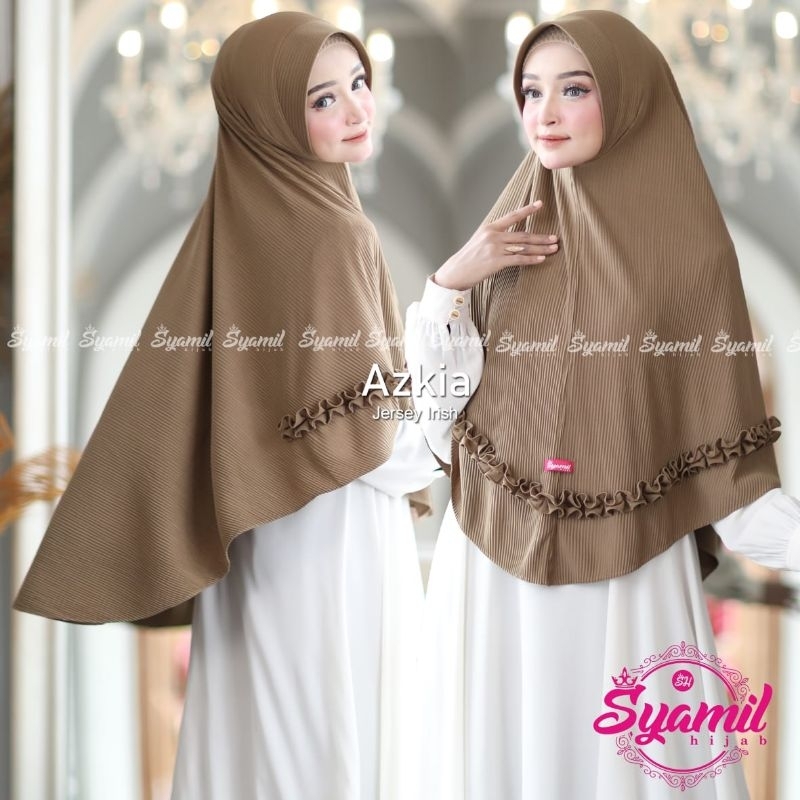 BERGO AZKIA BY SYAMIL HIJAB / BERGO PLISKET JUMBO