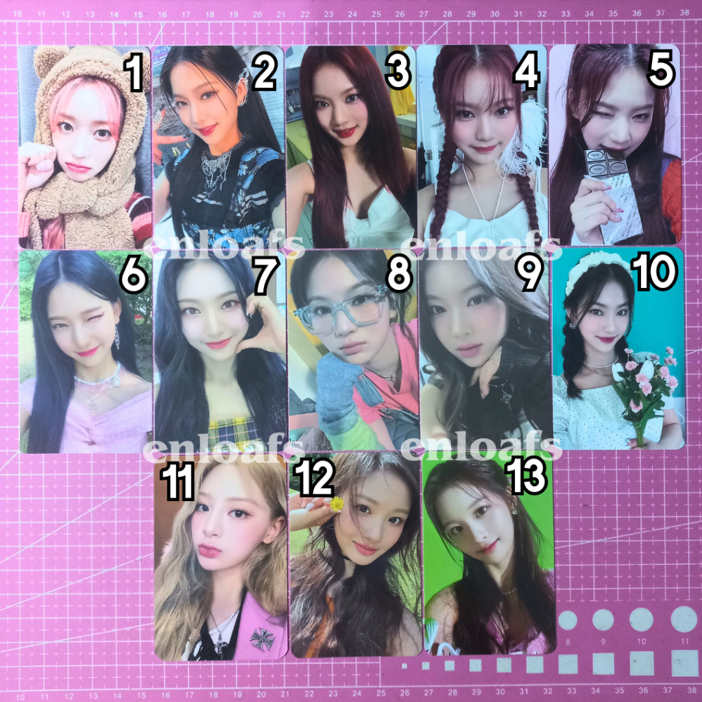 PHOTOCARD OFFICIAL STAYC NMIXX ISA SULLYOON young luv ver jewel case teenfresh digipack teddy bear a