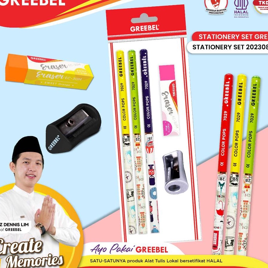 

PENAWARAN KHUSUS GREEBEL STATIONERY SET 2238111StationaryStationery Set alat tulis ATK