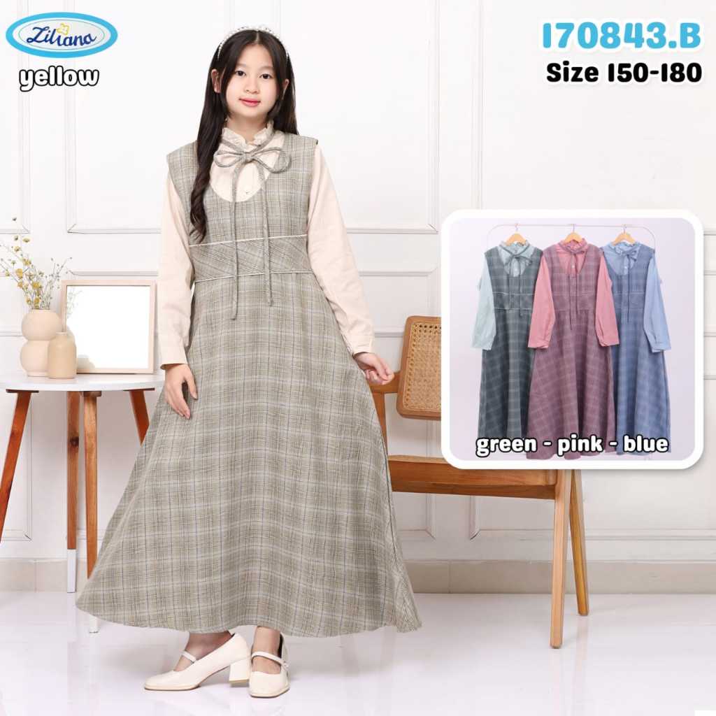 Lilianakids Savana Gamis - Baju Lengan Panjang Setelan Anak Perempuan