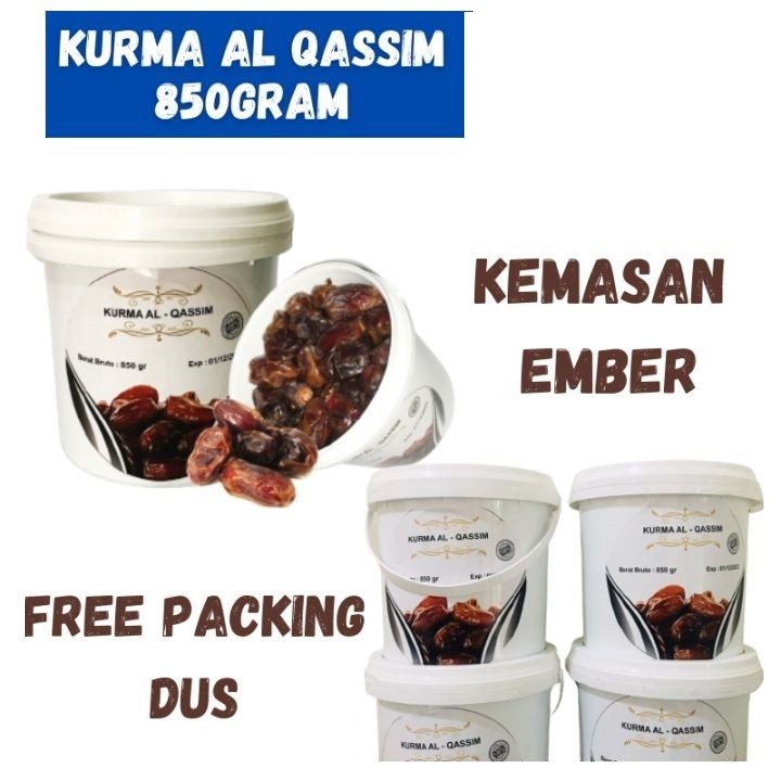 

Kurma AL-QASSIM Kemasan Ember 850g Al Qassim Kurma 850 gram