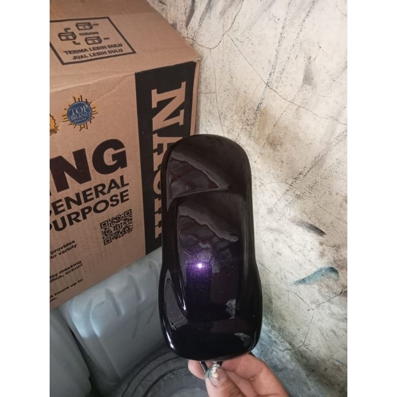 Cat Hitam Lembayung Ungu PU/Cat Hitam Metalik Violet PU Polyuretane