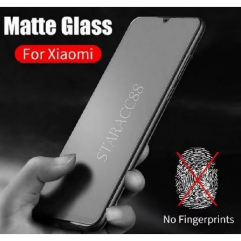TEMPERED GLASS MATTE GLASS POCO M4.POCO M5.POCO M3PRO.POCO X5 NEW 2023.POCO X3.POCO X3PRO