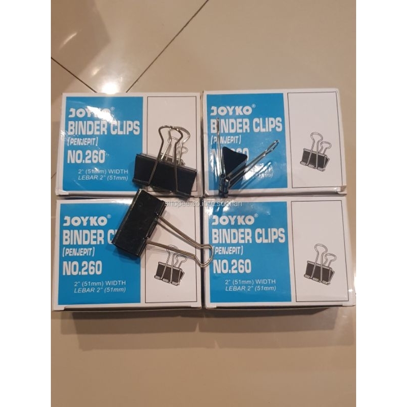

( 1 PCS ) JOYKO BINDER CLIPS ( PENJEPIT ) 260