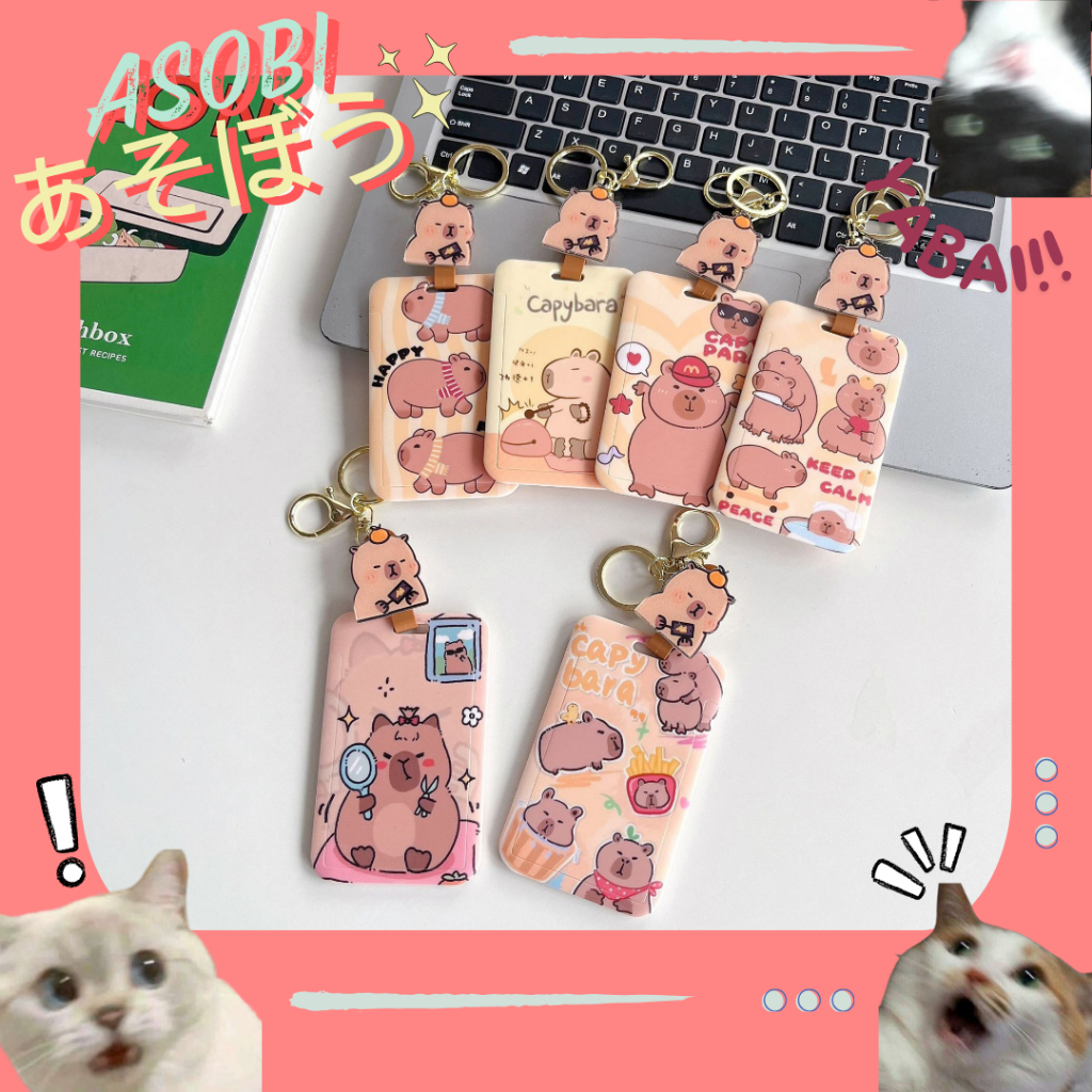 

ASOBI CARD HOLDER ID / NAME TAG / ID CARD CAPYBARA VIRAL BISA DITARIK LUCU