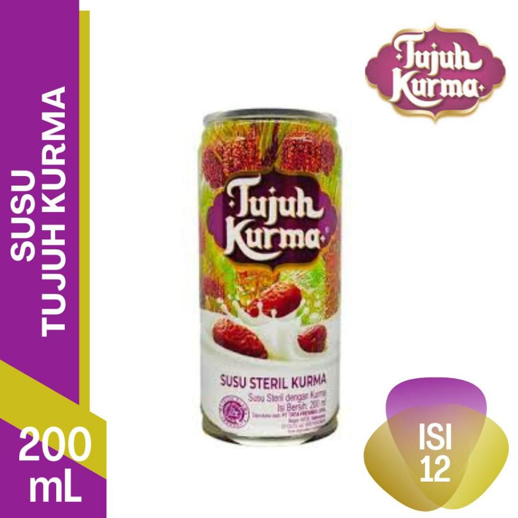 

Susu Steril Tujuh Kurma 1 Dus isi 12 pcs 200 ML