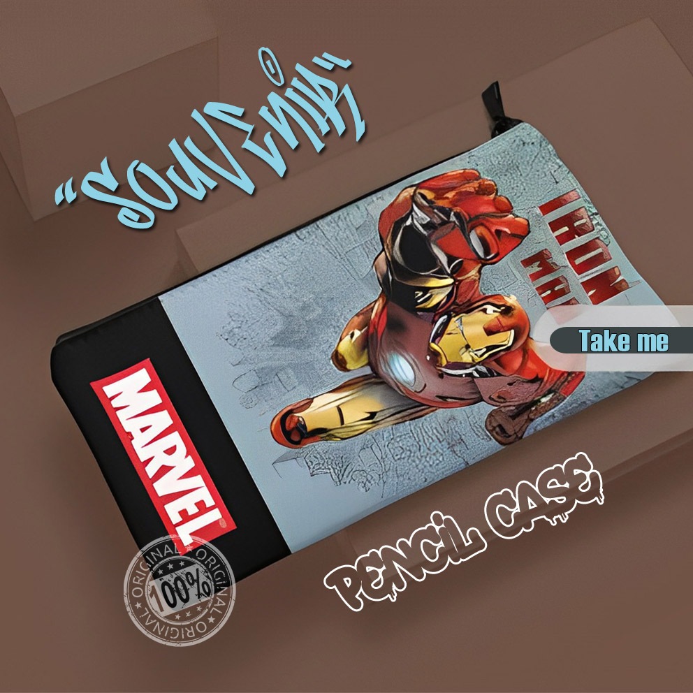 

octbags(GROSIR) Souvenir Ulang Tahun Hadiah Tempat Pensil Pencil Case Kartun Marvel