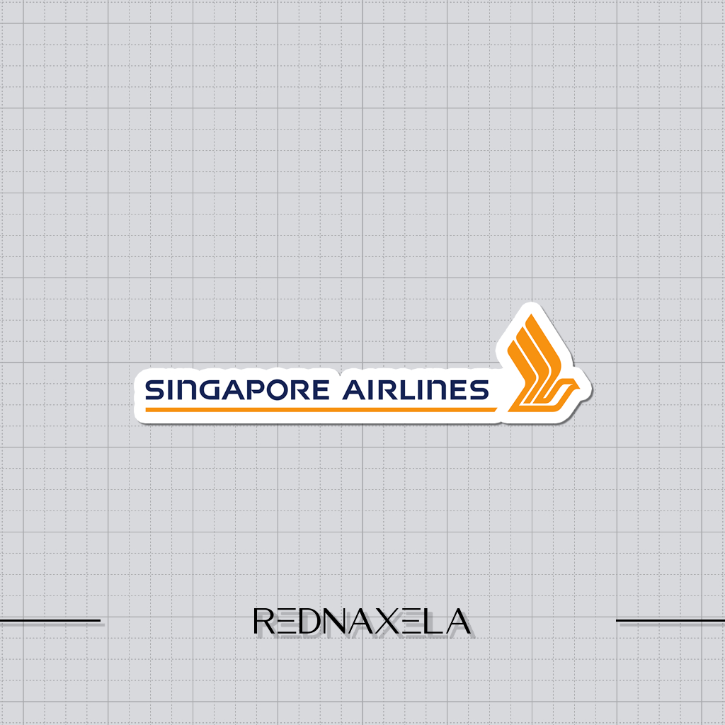 

Stiker Vinyl Singapore Airlines 4 Stiker Koper Outdoor Sticker
