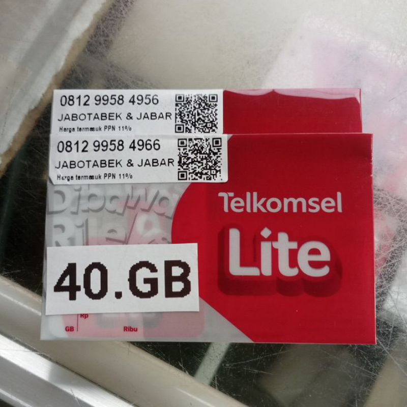 perdana internet Telkomsel 40.GB