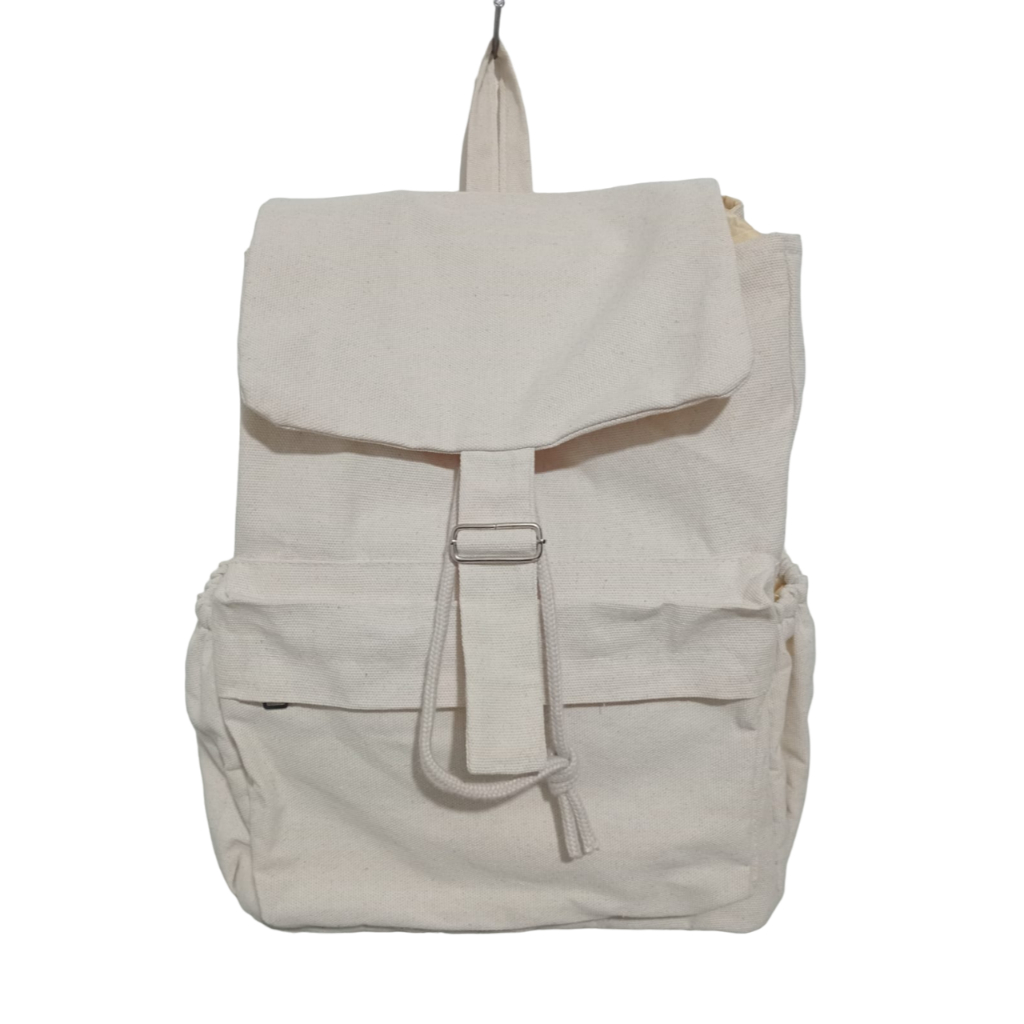 Ransel Canvas Original Tas Punggung Pria wanita Kuliah kerja - Tas Kanvas Kapasitas Laptop - Tas ran