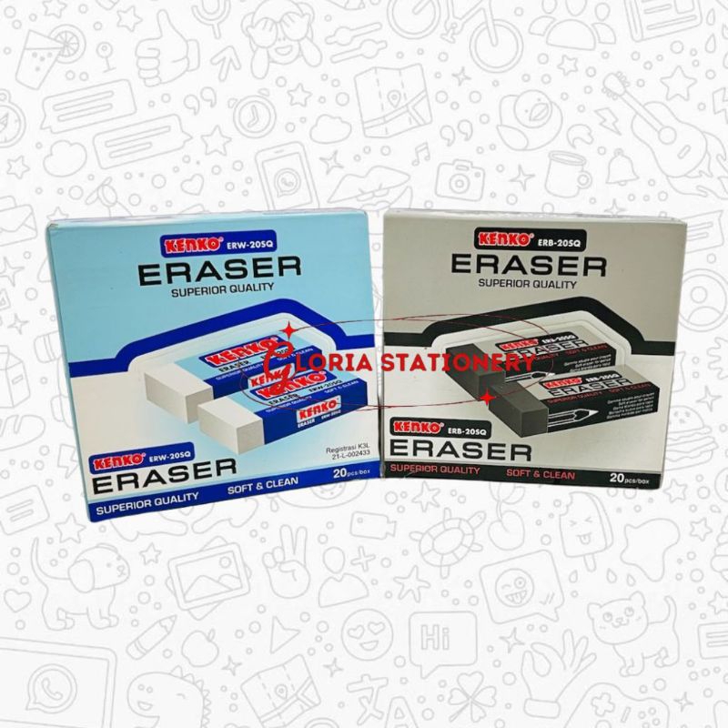 

KENKO Penghapus putih besar/ Penghapus hitam besar KENKO